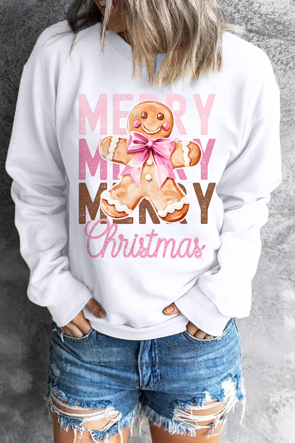 Merry Christmas Gingerbread Graphic Tee