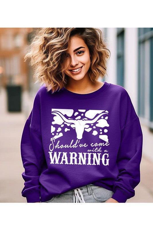 Western Cow Animal Graphic Fleece Sweatshirts