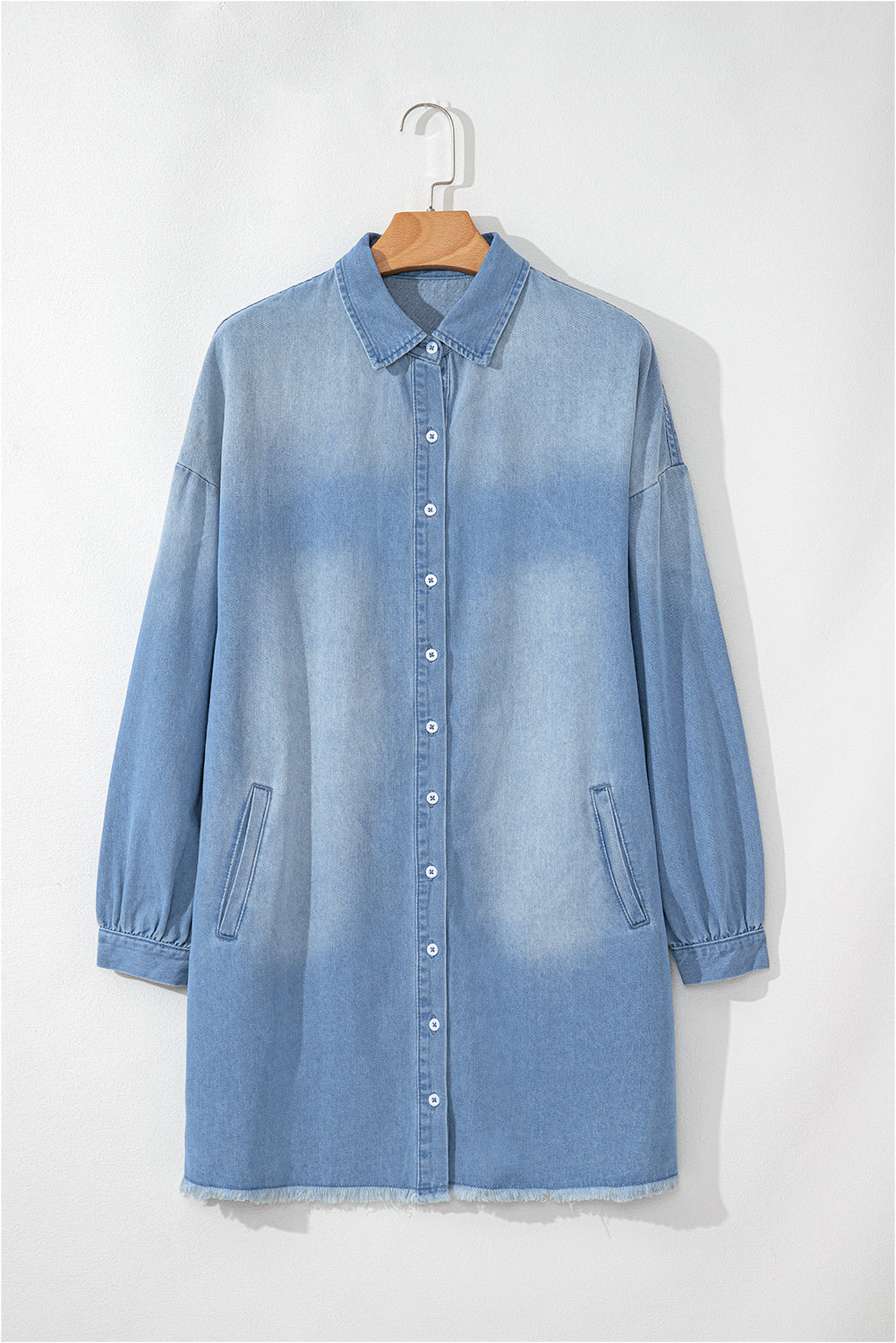 Beau Blue Denim Shirt Dress